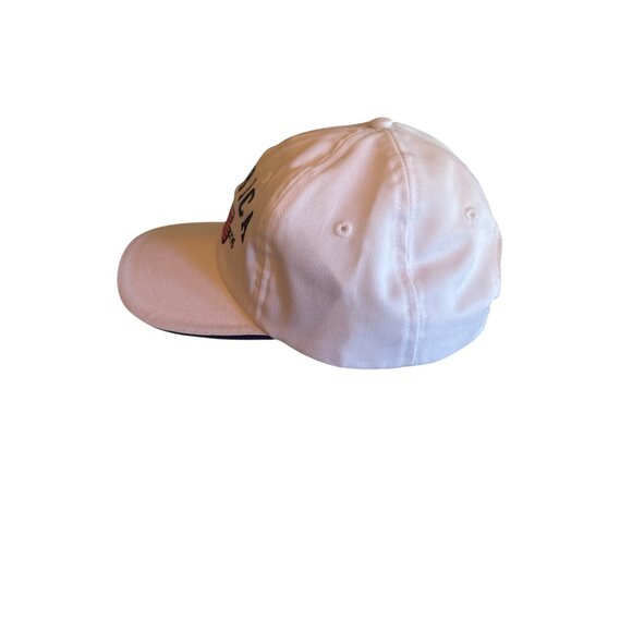 White Baseball Cap "America Est. 1776" Made In USA Adjustable Strap Patriotic - Picture 2 of 5